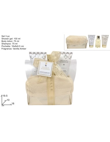 CONFEZIONE REGALO BEAUTY 3PZ LINEA CORPO ORO