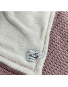 Coperta lana Rainbow Old Rose per carrozzina | 70x90 cm | Shopincasa 2