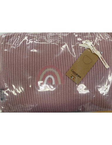 Coperta lana Rainbow Old Rose per carrozzina | 70x90 cm | Shopincasa
