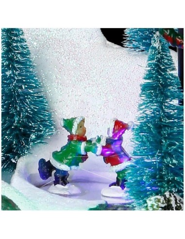 GIOSTRINE E VILLAGGI: vendita online Villaggio di Natale Luminoso di Santa Luisa, decorazione natalizia con LED e movimento, ...