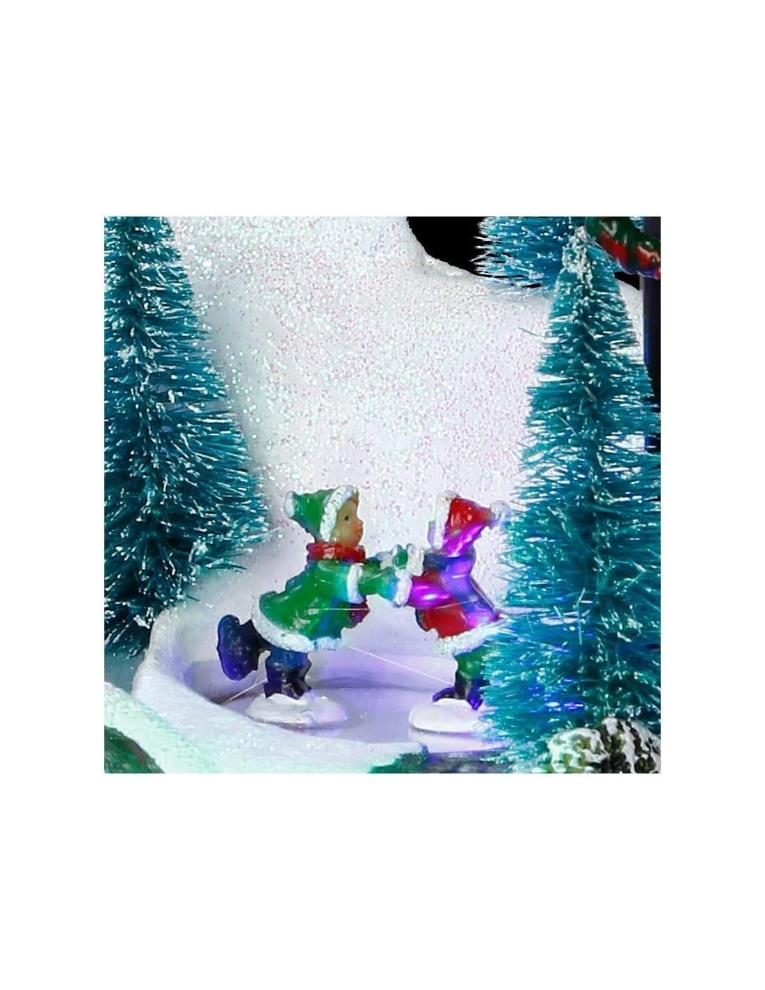 GIOSTRINE E VILLAGGI: vendita online Villaggio di Natale Luminoso di Santa Luisa, decorazione natalizia con LED e movimento, ...