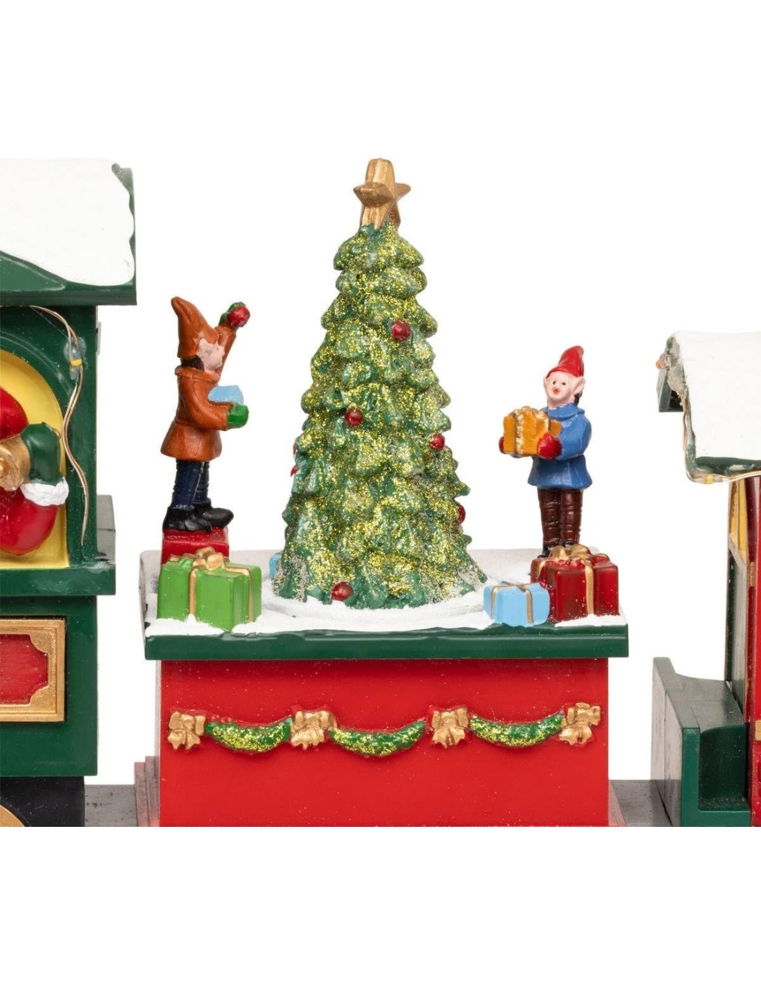GIOSTRINE E VILLAGGI: vendita online Villaggio di Natale Fééric Lights & Christmas Trenino, decorazione luminosa con LED e mo...
