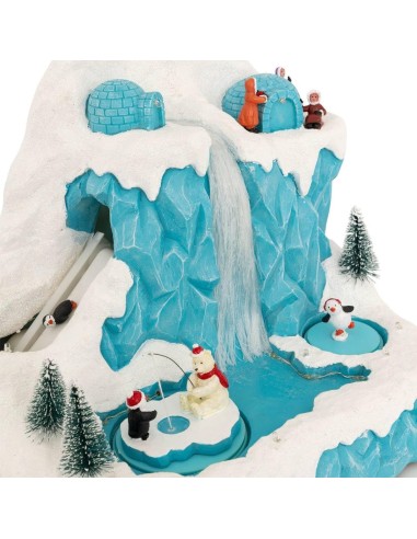 GIOSTRINE E VILLAGGI: vendita online Villaggio di Natale Fééric Lights & Christmas Pinguino e Orso, decorazione luminosa con ...