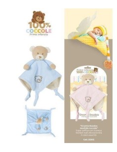 INFANZIA: vendita online ORSETTO DOUDOU 26CM CON SONAGLIO 2 COLORI ASSORTITO in offerta 2