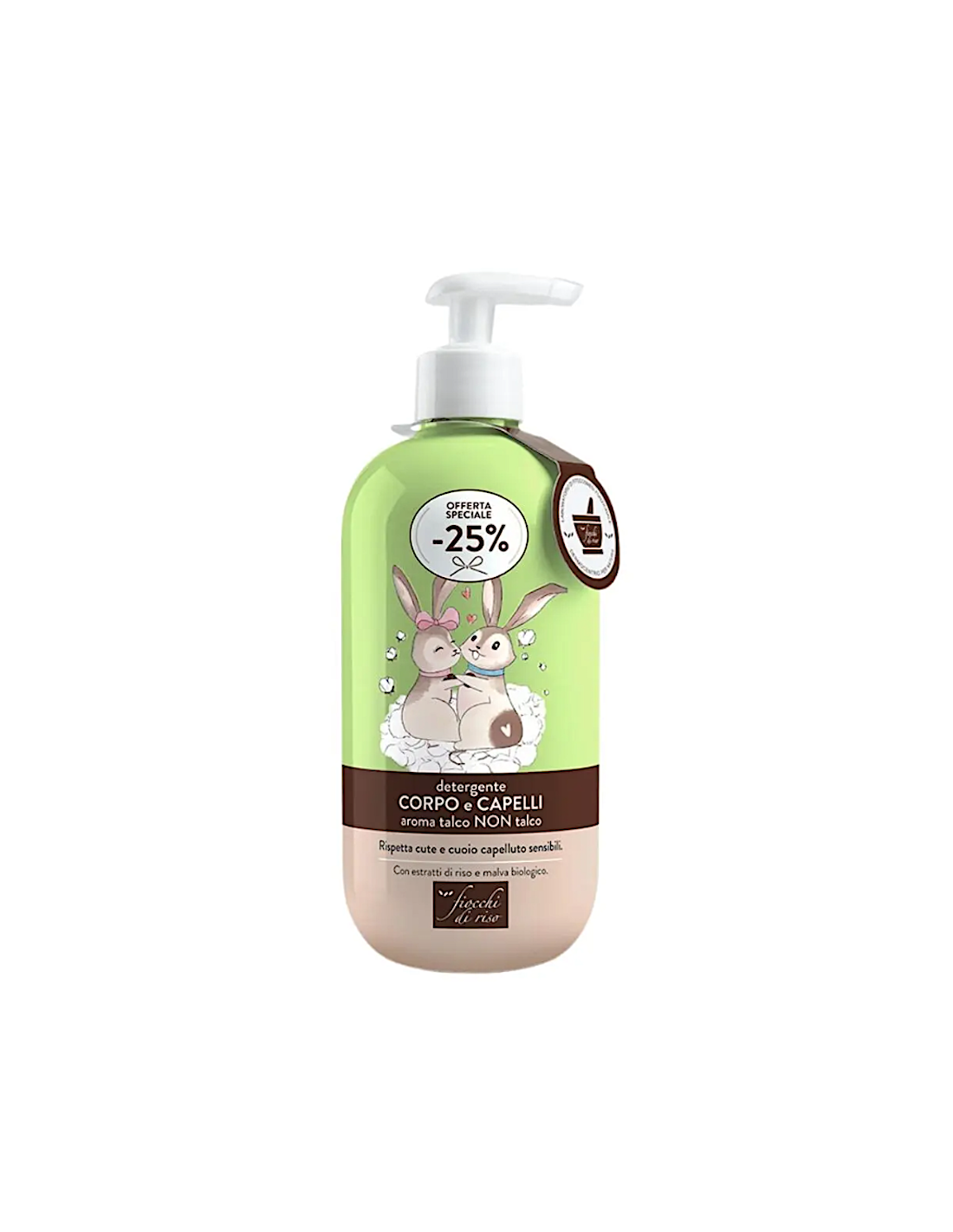 Fiocchi di Riso Detergente Corpo e Capelli Talco 400 ml | Edizione Speciale | Shopincasa.it