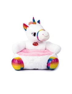 PELUCHE: vendita online POLTRONCINA UNICORNO 50X50X50CM IN PELUCHE, COMODA E MORBIDA in offerta
