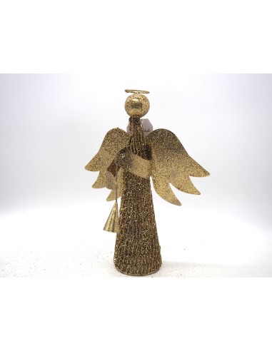 Puntale Angelo 30cm con Tromba Oro Albero di Natale | Shop in Casa