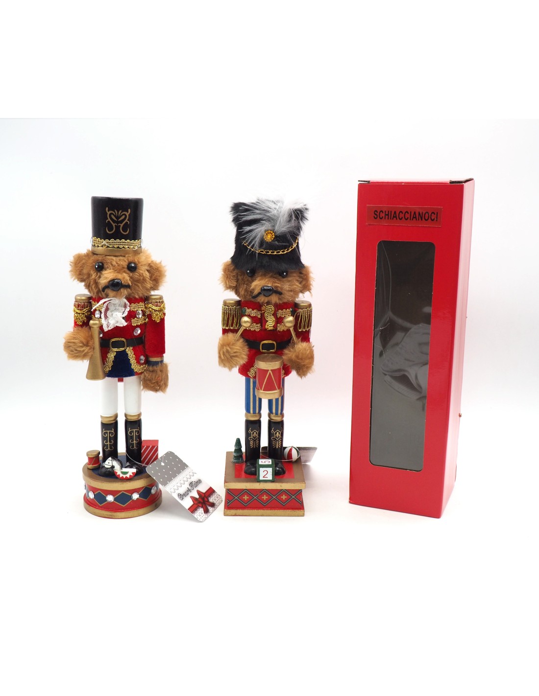 SOLDATO SCHIACCIANOCI ORSACCHIOTTO H28CM ASSORTITO