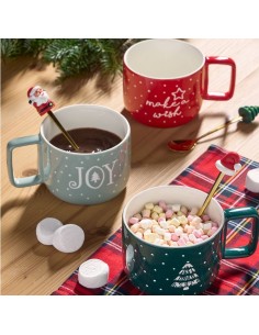 NATALE HOLIDAY BLEND MUG 420CC CON CUCCHIAIO