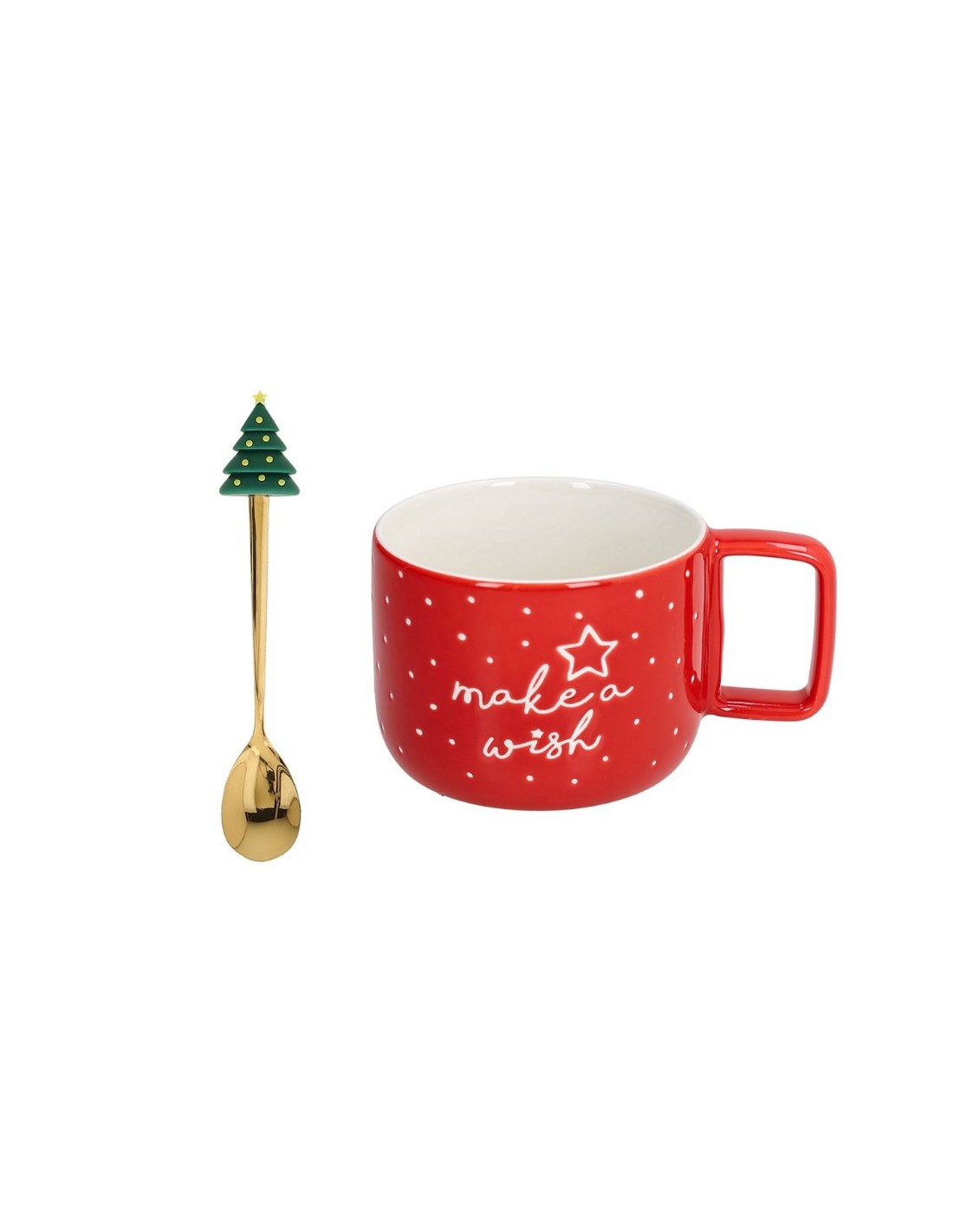 NATALE HOLIDAY BLEND MUG 420CC CON CUCCHIAIO ALBERO