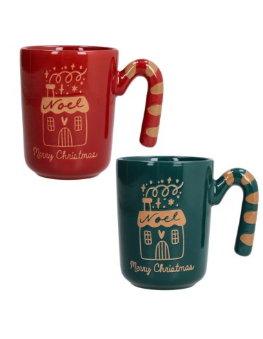 NATALE CANDY TWIST SET 2 MUG 370CC