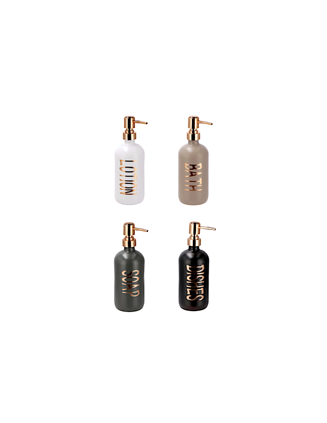 Dispenser Vetro 500 ml D7xH22 cm Assortito | Shopincasa.it