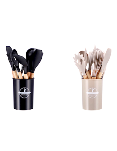 Portautensili da cucina con 11 utensili | Shopincasa.it