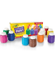 PRESCOLARI: vendita online TEMPERE LAVABILI PER BAMBINI, CONFEZIONE DA 10 BARATTOLINI, 59ML I LAVABILISSIMI, CRAYOLA in offerta