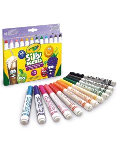 PRESCOLARI: vendita online PENNARELLI LAVABILI PUNTA MAXI PROFUMATI CONF. 12 PEZZI ASSORTITI, Crayola Silly Scents in offerta 2