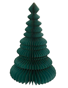 DECORAZIONE ALBERO DI CARTA 60X90CM VERDE