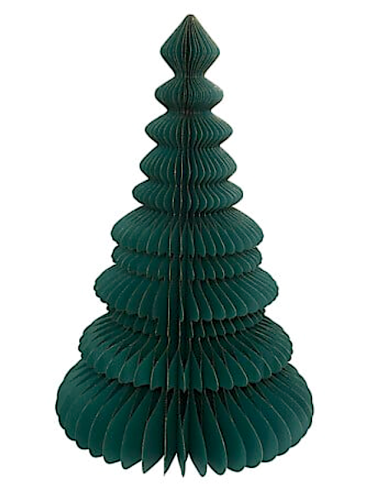 DECORAZIONE ALBERO DI CARTA 60X90CM VERDE