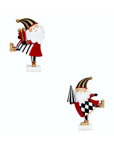 DECORAZIONE GNOMO RESINA H19CM ASSORTITO