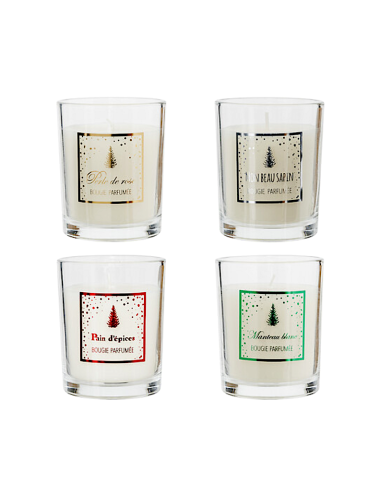 CANDELA PROFUMATA VETRO 210GR FRAGRANZE ASSORTITE