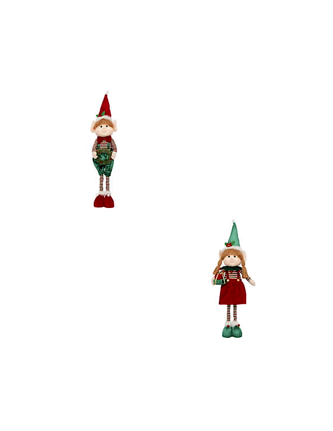 OGGETTISTICA NATALE: vendita online Decorazione elfo canaglia di Natale telescopico h95cm - La magia di Natale a casa tua in ...