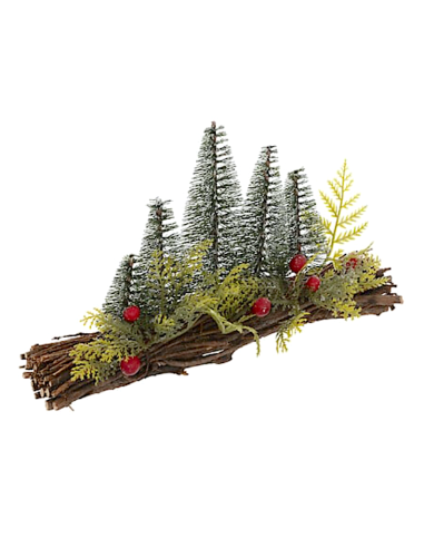 COMPOSIZIONE DA TAVOLO ALBERI 18X30CM