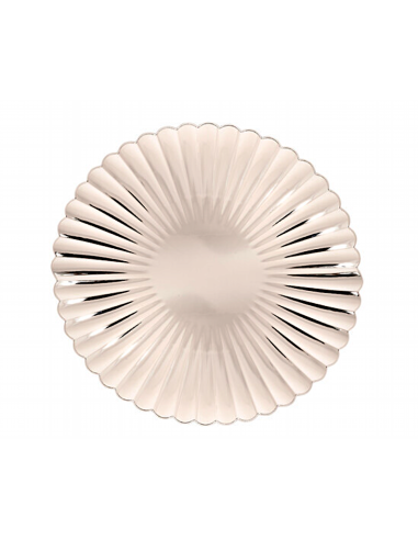 CENTROTAVOLA PLASTICA 33CM ARGENTO