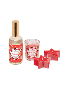 SET SPRAY AMBIENTE CON CANDELA PROFUMATA PAN DI ZENZERO