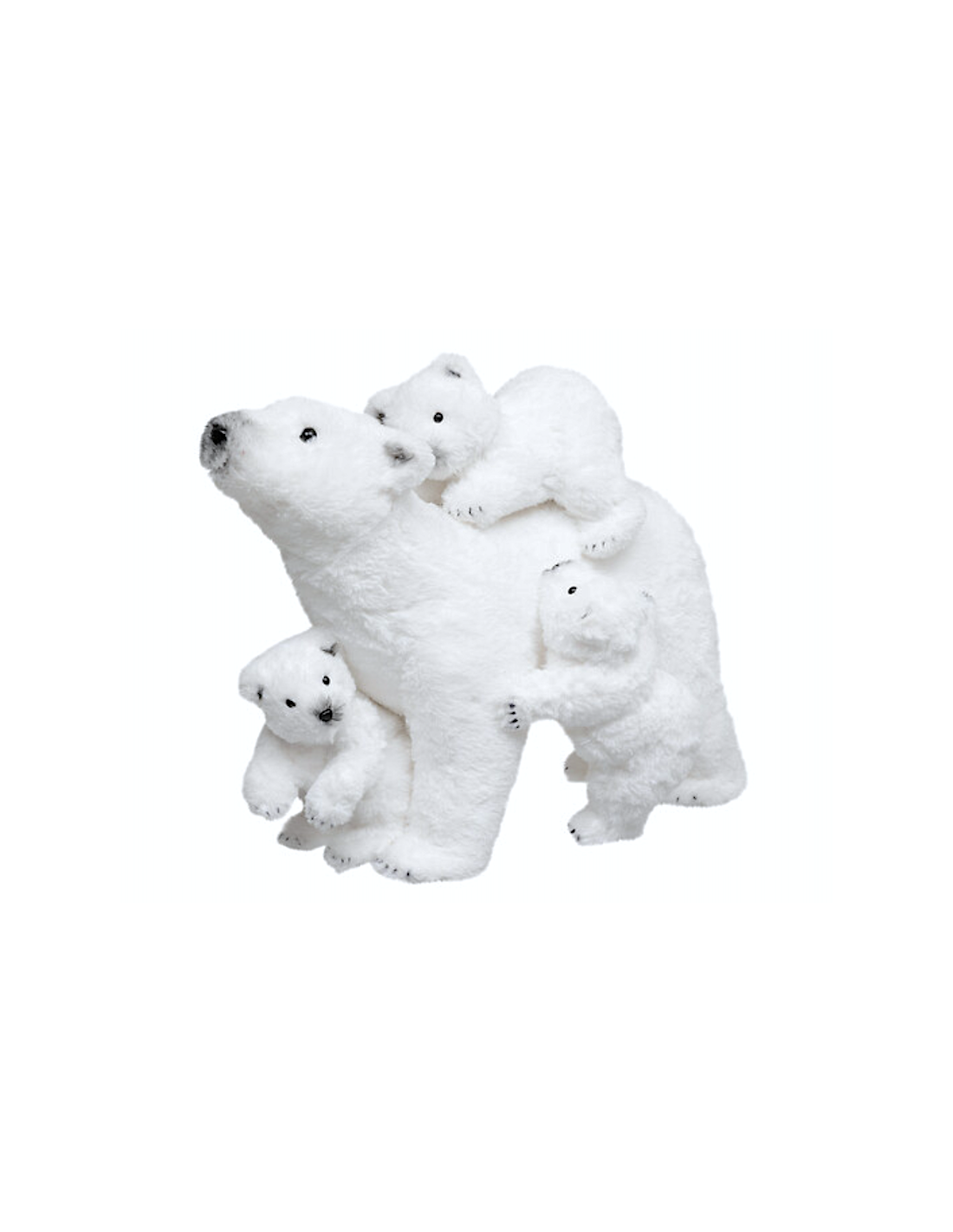 DECORAZIONE NATALIZIA FAMIGLIA DI ORSI H42CM