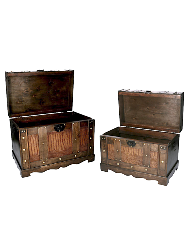 BAULE 503560 1 MISURA MARRONE LEGNO