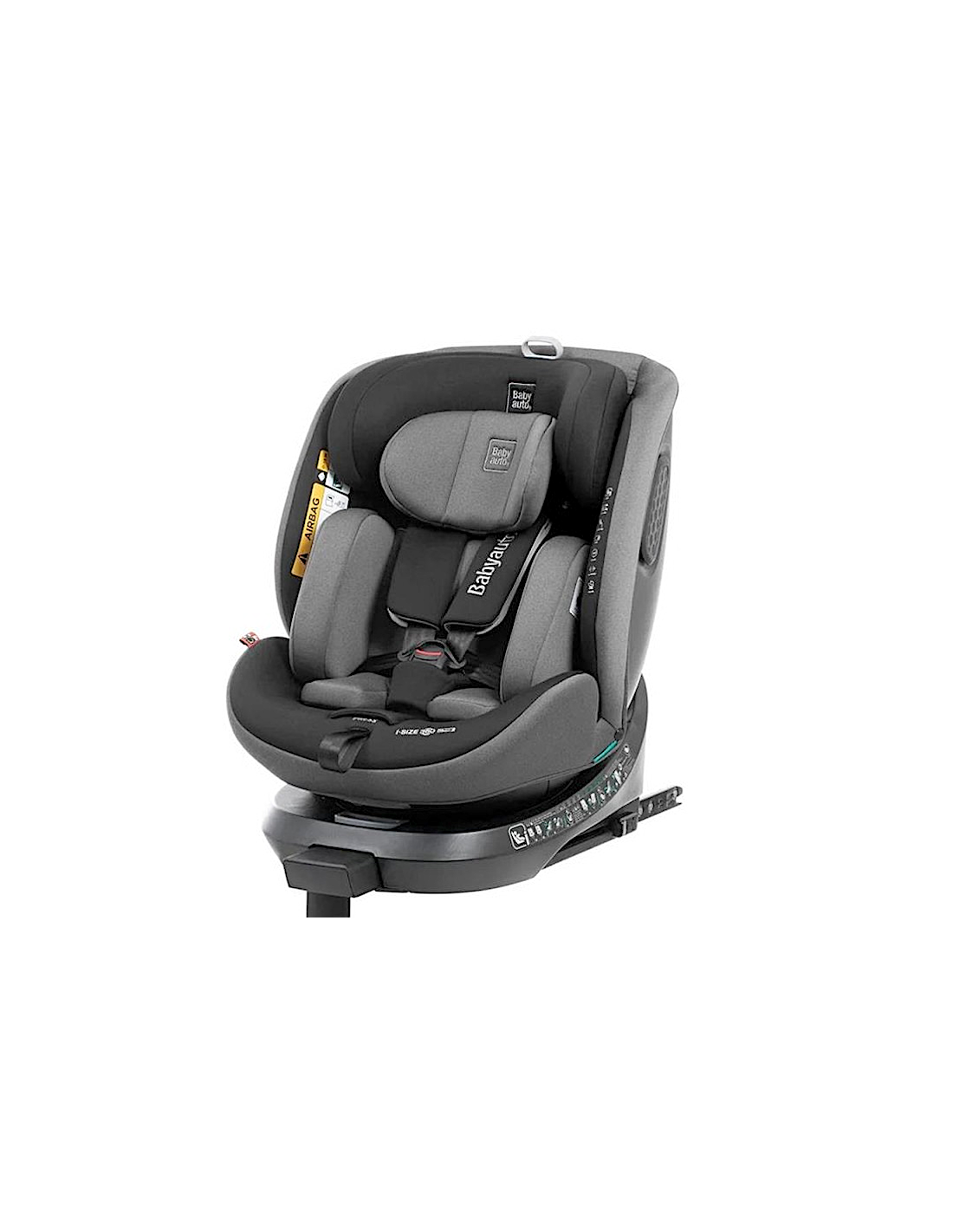 Baby Auto Seggiolino Auto Core I-Size 40-150 cm Anthracite | Girevole 360° con Isofix | Shopincasa.it