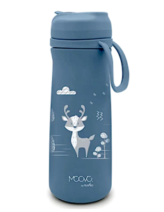 Nuvita Borraccia Termica in Acciaio con Termometro LED Powder Blue – shopincasa.it