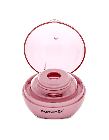 Suavinex Duccio Sterilizzaciuccio Rosa con Luce UV su shopincasa.it