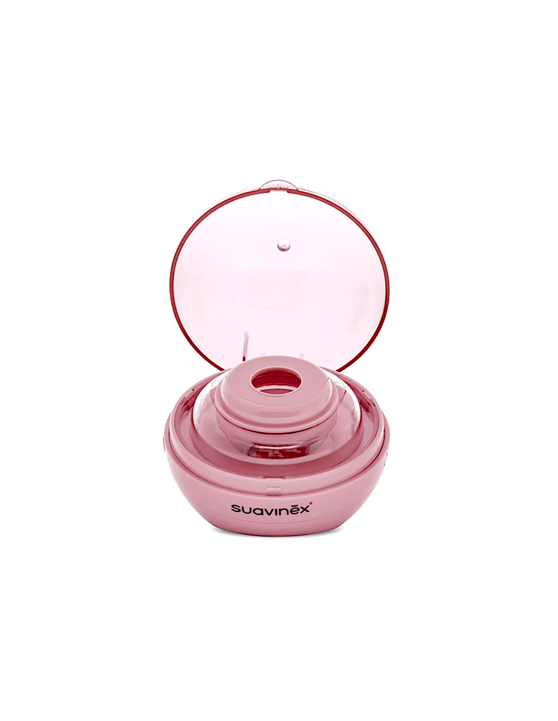 Suavinex Duccio Sterilizzaciuccio Rosa con Luce UV su shopincasa.it