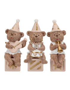 ORSO 253757 CON STRUMENTI MUSICALI 9,5X9X20CM ASSORTITO