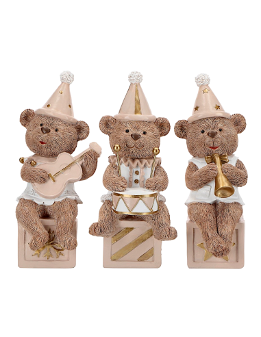 ORSO 253757 CON STRUMENTI MUSICALI 9,5X9X20CM ASSORTITO
