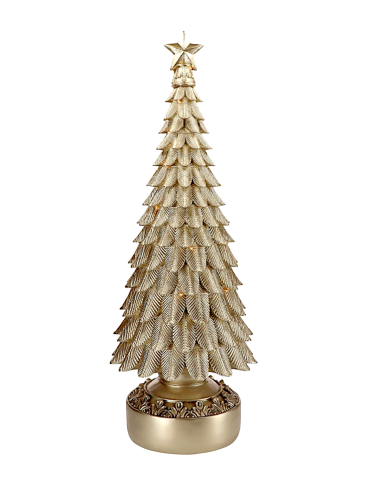 ALBERO 253658 ORO 30X30X80CM LED FIBRA DI VETRO