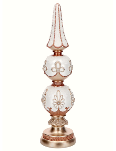 CONO 252828 12X12X44,8CM ORO/BIANCO