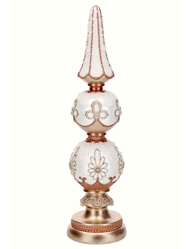 CONO 252828 12X12X44,8CM ORO/BIANCO