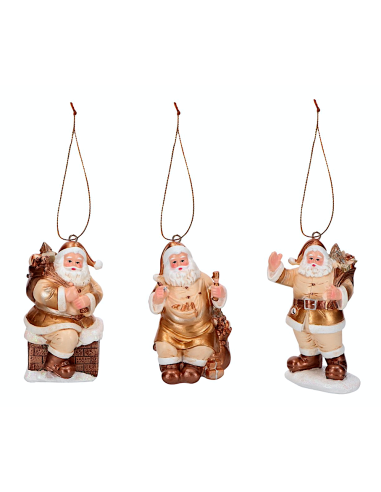 PENDENTE 253719 BABBO NATALE ORO ASSORITO