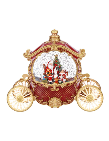 CARROZZA 231090 CON BABBO NATALE LED
