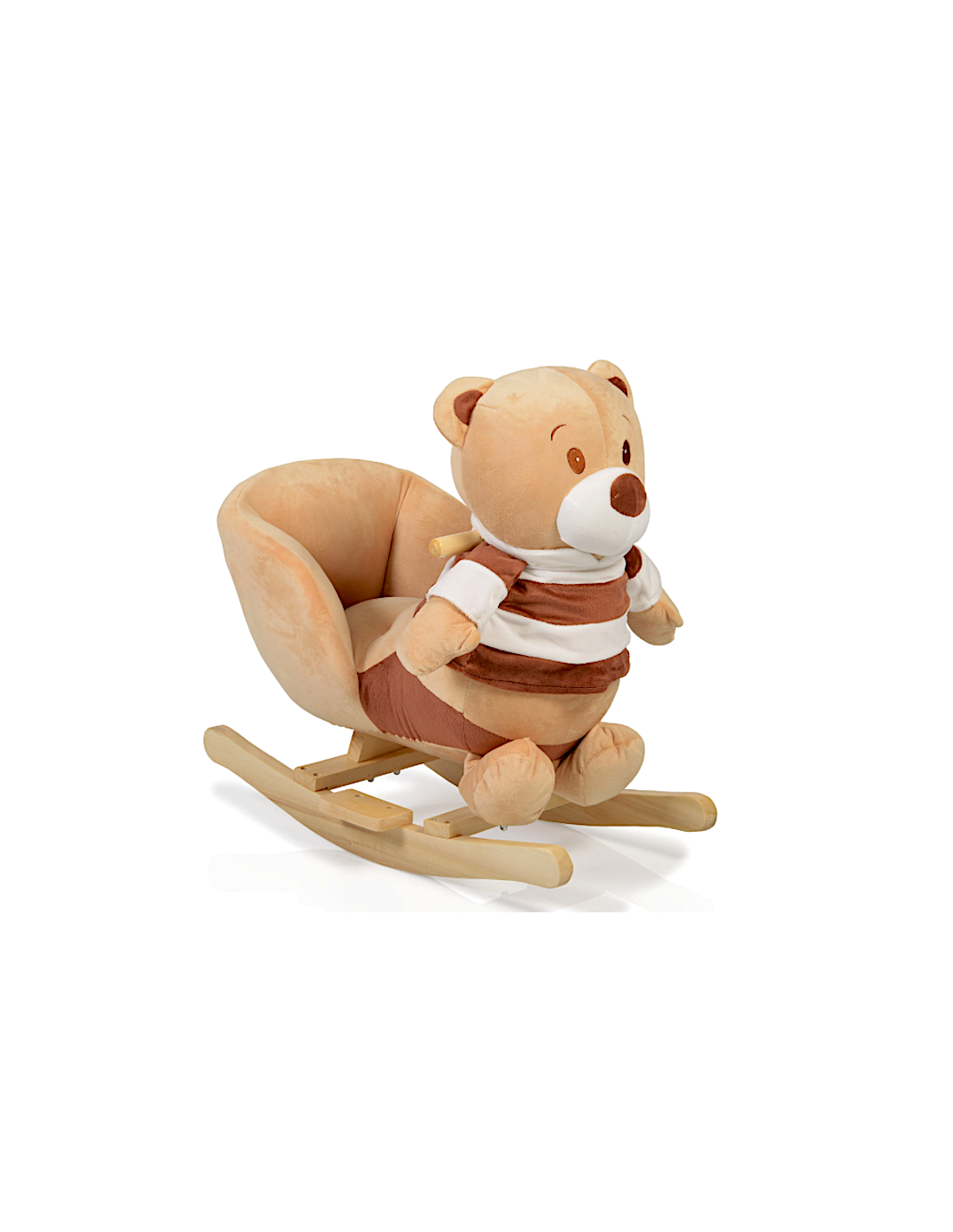 Moni Dondolo Orsetto in Legno con Suoni | Sicuro e Morbido da 12 Mesi | Shopincasa.it