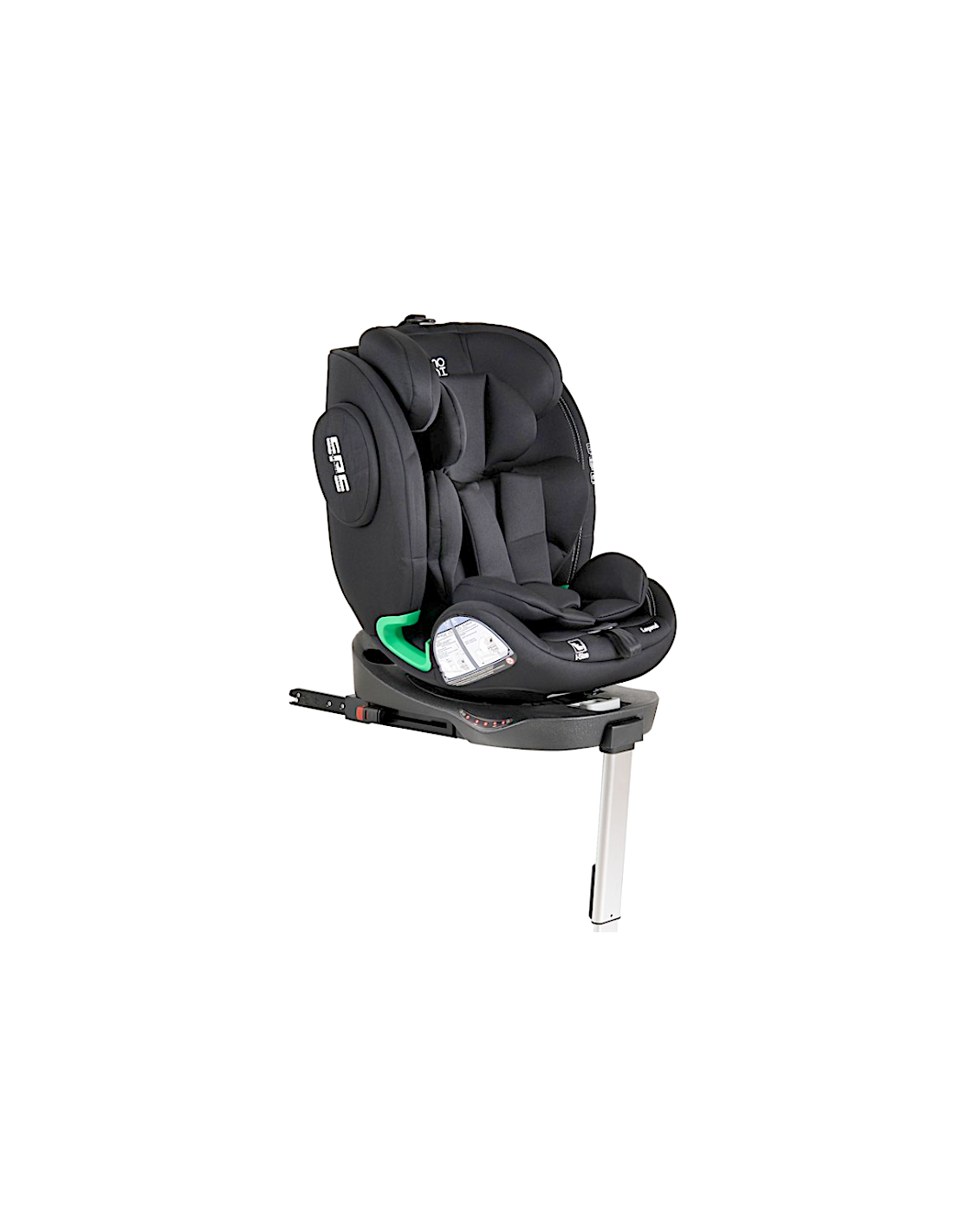 Moni Seggiolino Auto Legend 40-150 cm Nero | 3 in 1 ISOFIX 360° | Shopincasa.it