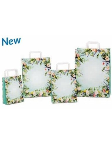 BUSTA FLORES 22X10X29CM MANICO PIATTO