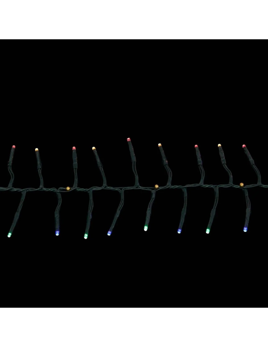 LUCI DI NATALE: vendita online Boa Luminosa Professionale di Natale 10m 664 LED Multicolor, 8 Giochi di Luce, IP44 per Estern...