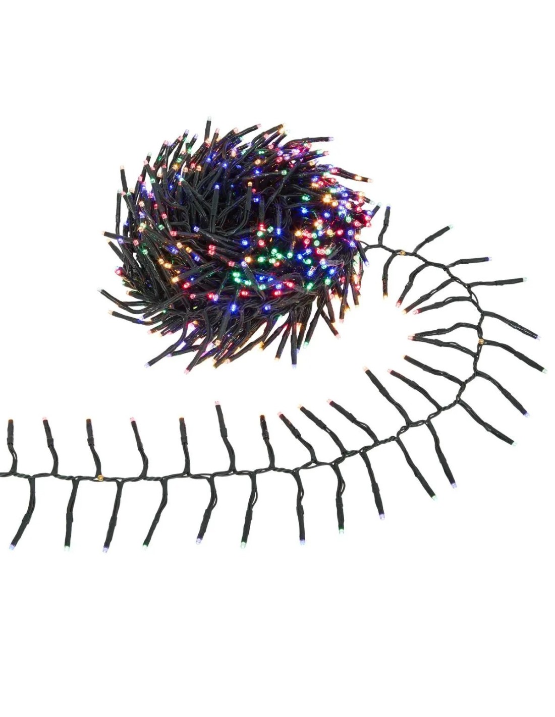 LUCI DI NATALE: vendita online Boa Luminosa Professionale di Natale 10m 664 LED Multicolor, 8 Giochi di Luce, IP44 per Estern...