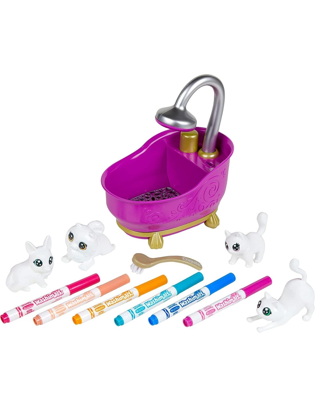 GIOCHI GIRL: vendita online WASHIMALS PETS, SET ATTIVITÀ, COLORA LAVA RICOLORA, CON CUCCIOLI E VASCA FUNZIONANTE, CRAYOLA in ...