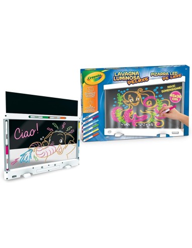PRESCOLARI: vendita online LAVAGNA LUMINOSA MAXI 45X30CM DELUXE, CRAYOLA in offerta