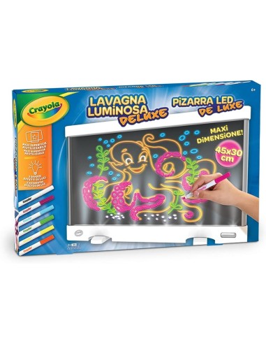 PRESCOLARI: vendita online LAVAGNA LUMINOSA MAXI 45X30CM DELUXE, CRAYOLA in offerta
