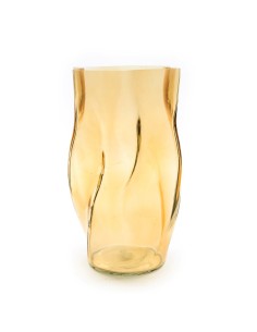 VASO AMBRA VETRO 16X16X27,5CM