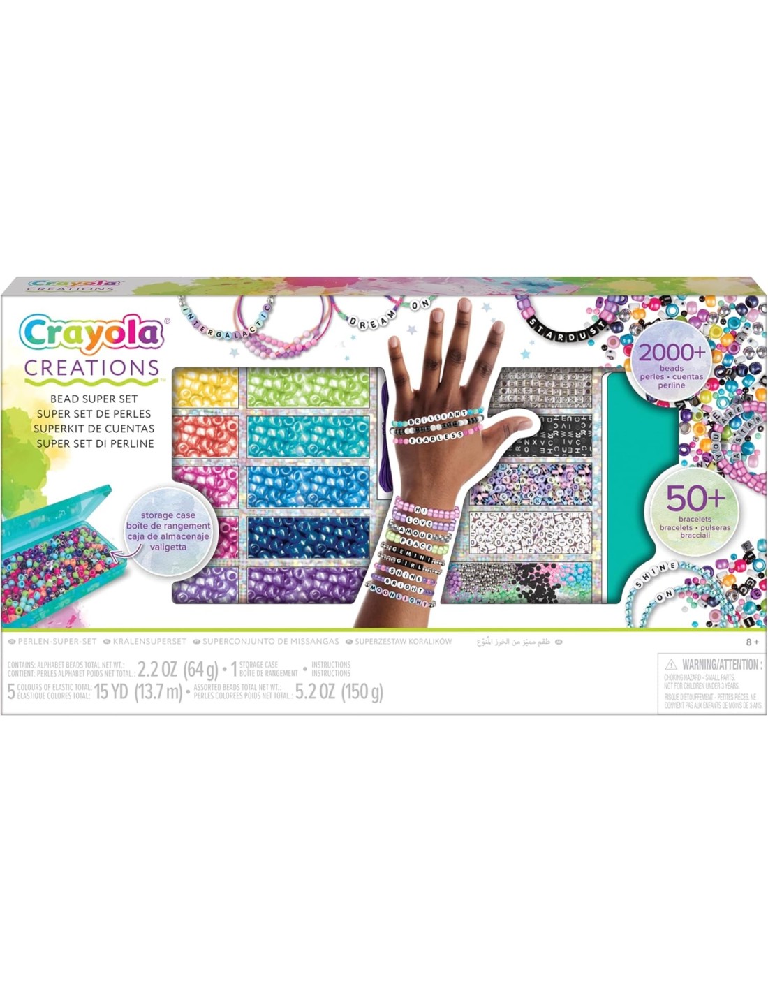 GIOCHI GIRL: vendita online SUPER SET LETTERE E PERLINE, ATTIVITÀ CREATIVA PER BAMBINE DA 8 ANNI, CRAYOLA CREATIONS in offerta